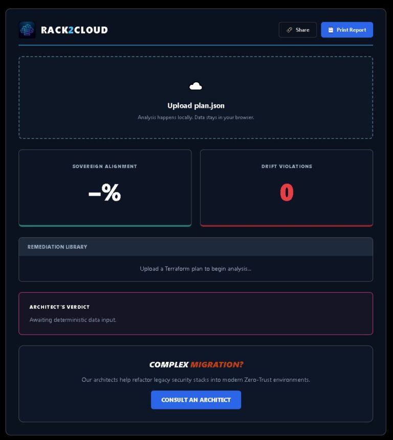 Sovereign Drift Auditor
