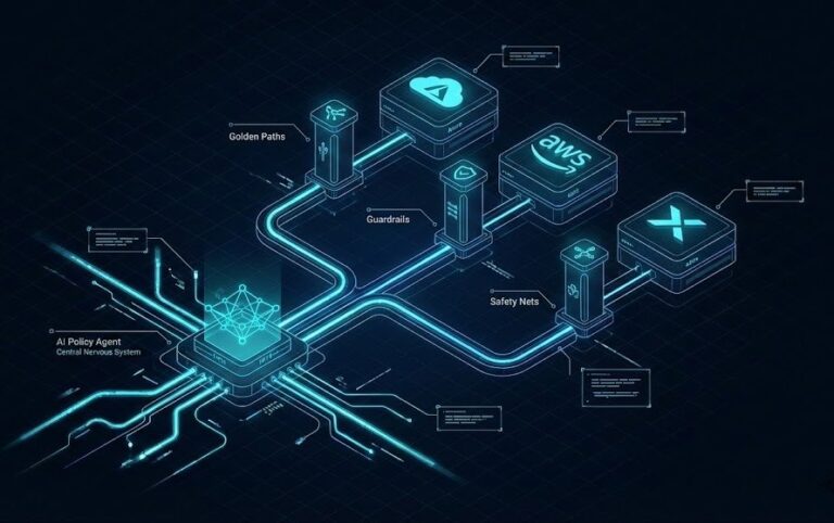 AI policy agent nervous system connecting cloud security pillars