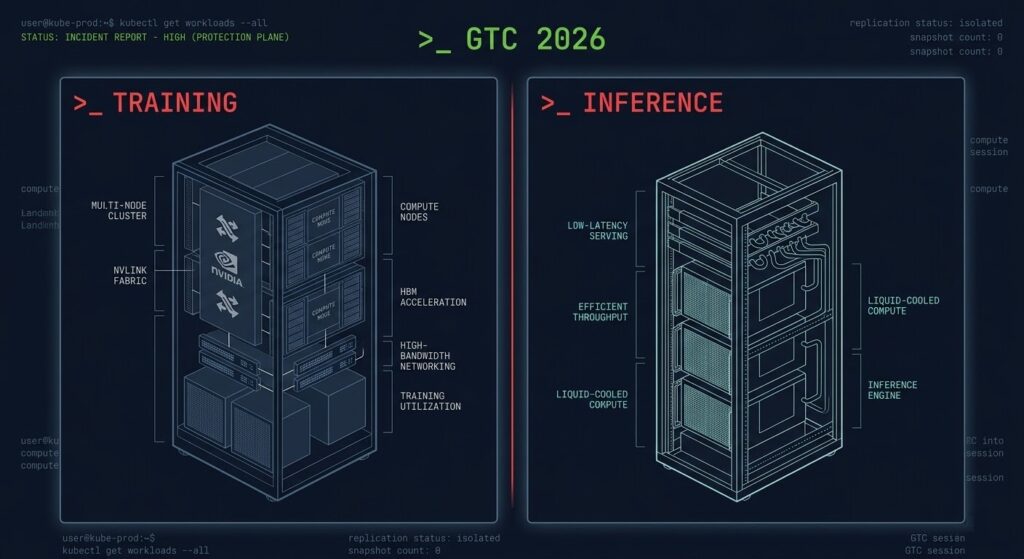 NVIDIA GTC 2026 inference infrastructure training split architecture