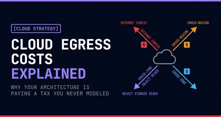 Cloud egress costs explained — data transfer pricing, egress multipliers, and architecture patterns that generate hidden cloud bills