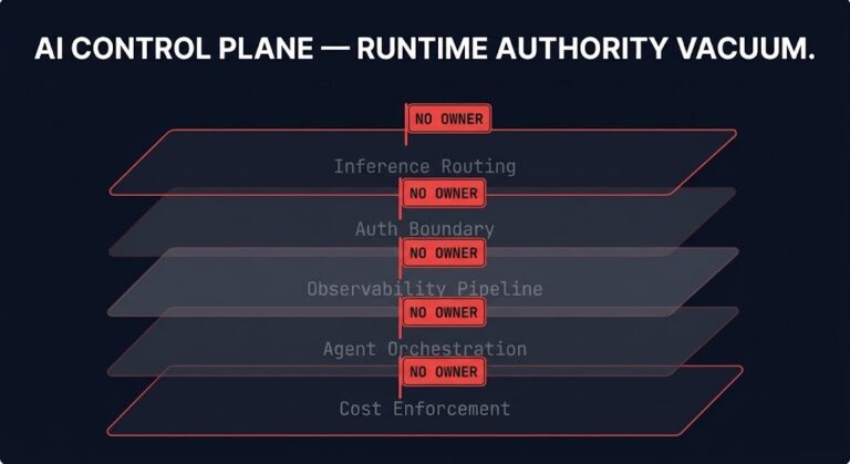 AI control plane sprawl — the new shadow IT infrastructure authority problem
