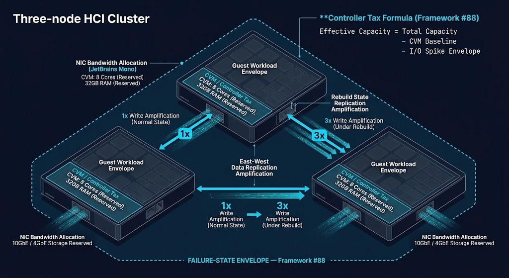 HCI architecture — Failure-State Envelope and convergence physics cluster diagram
