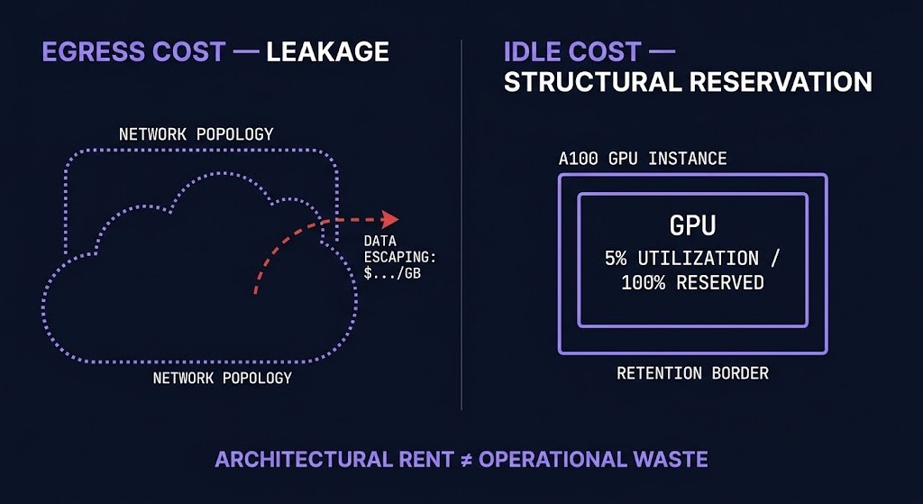 idle cloud cost — architectural idle patterns vs operational waste