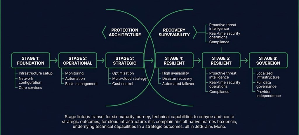 data protection resiliency learning path — six-stage maturity sequence for enterprise infrastructure engineers