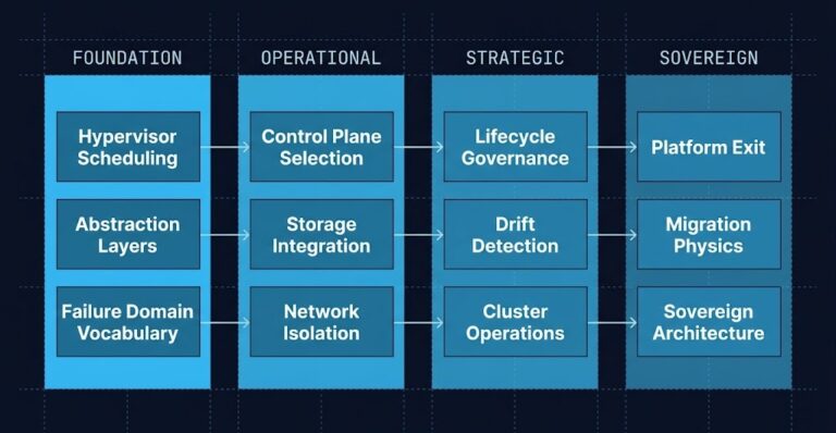 virtualization architecture learning path — maturity-guided reading sequence for enterprise infrastructure engineers