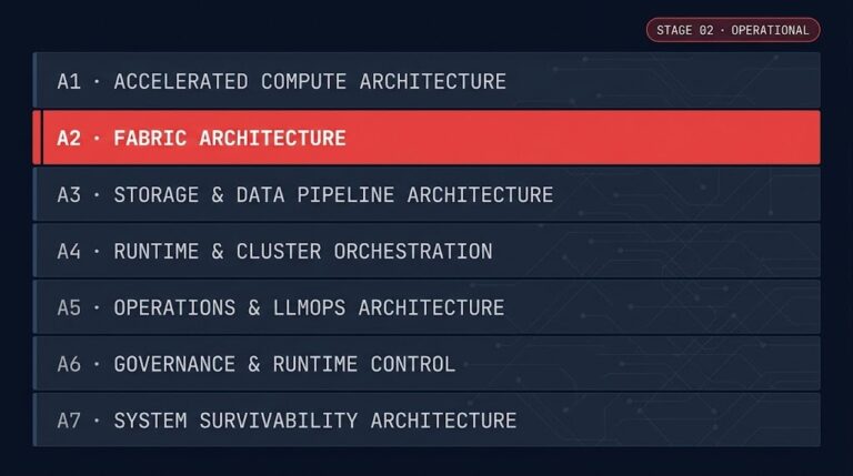 AI fabric architecture maturity stage 02 — east-west networking and execution locality