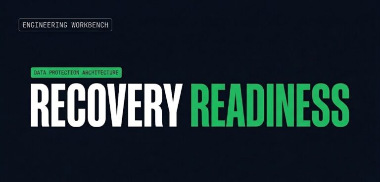 Disaster Recovery Readiness hub — operational tooling for recovery architecture assessment, dependency mapping, and ransomware survivability