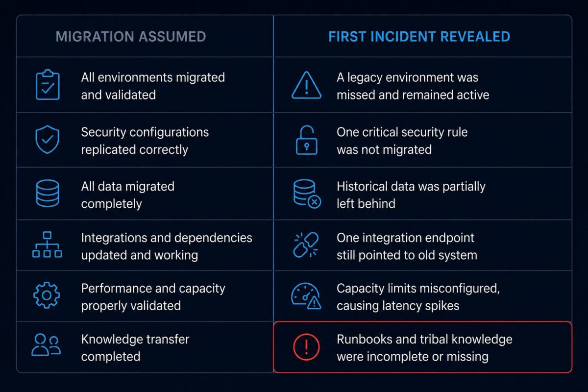VMware Exit Survivability: The First Incident Is the Real Migration Test