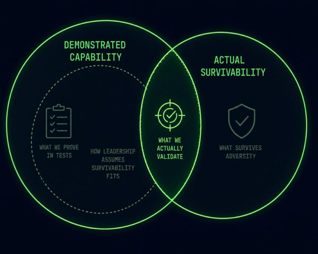 capability versus recoverability — why successful restore tests create false confidence