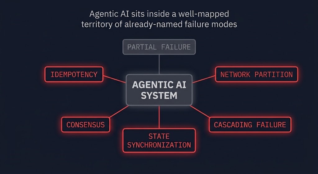 agentic ai distributed systems — the five failure classes agent frameworks keep rediscovering