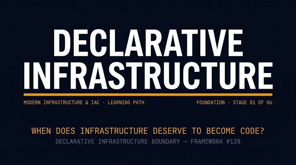 Modern Infrastructure & IaC Learning Path — Declarative Infrastructure Stage MI1