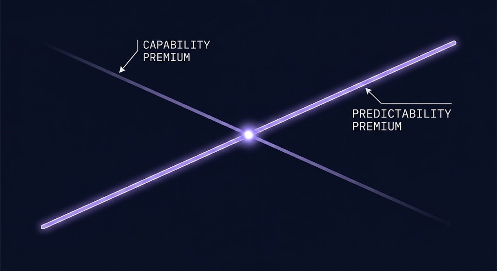 capability premium versus predictability premium over time