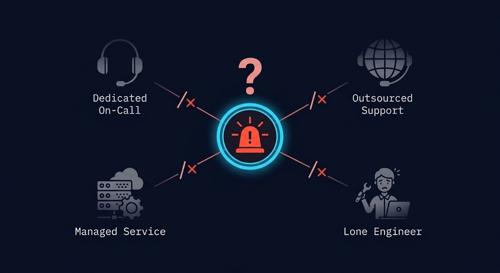 escalation ownership gap during a multi-team outage with mismatched on-call assumptions