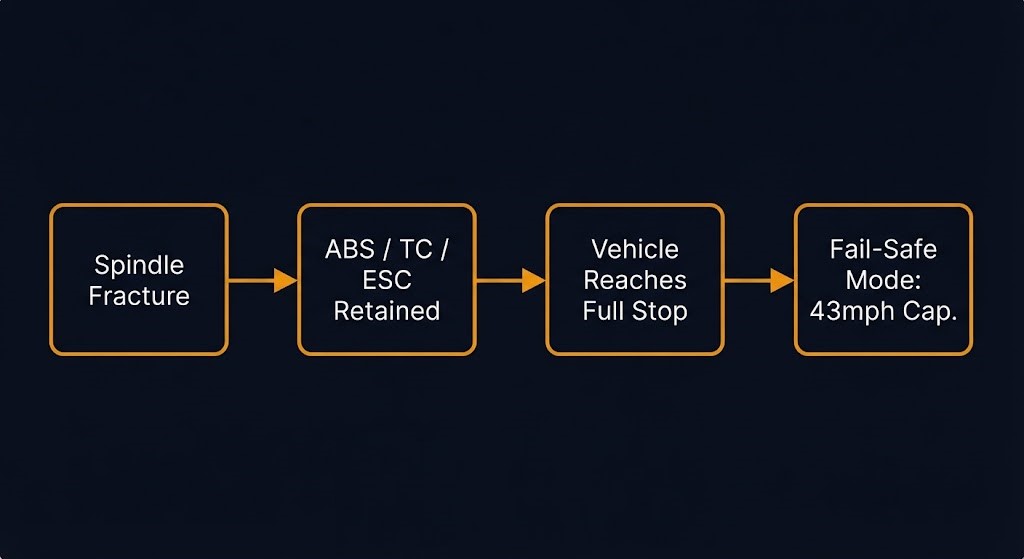 GM's documented eBoost degradation sequence from spindle fracture to fail-safe mode