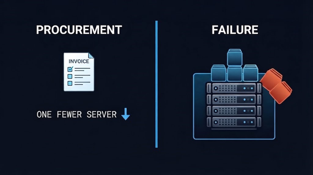 procurement conversation versus failure conversation in two-node edge deployment